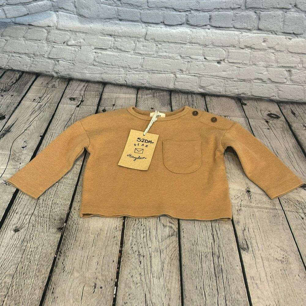 Dear Hayden Tan Long Sleeve Shirt
